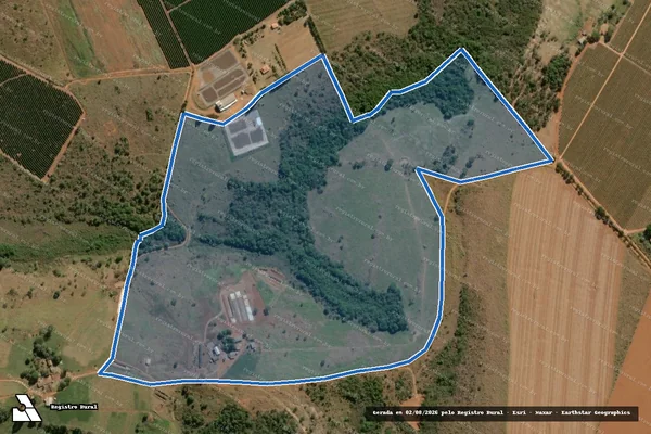 Imagem de satélite de Fazenda Chapeu - Parte 1 em Campos Altos - MG