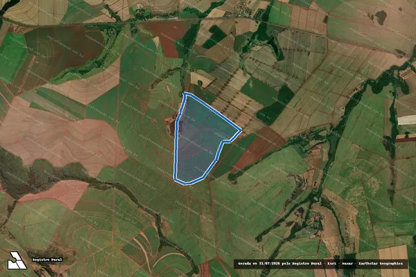 Imagem de satélite de FAZENDA SÃO JOÃO em Ipuã - SP