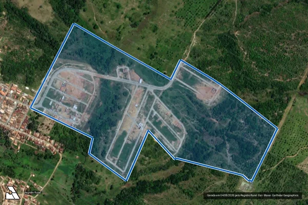 Imagem de satélite de FAZENDA FORTE - GLEBA2 em Estância - SE