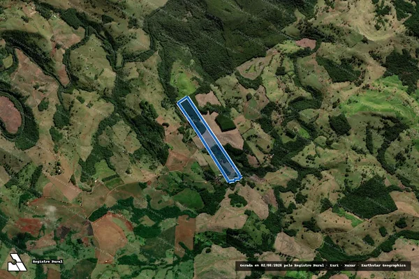 Imagem de satélite de Lote 77-A - Parte 1 em Roncador - PR