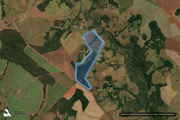 Imagem de satélite de FAZENDA VERÍSSIMO I - GLEBA 4 em Veríssimo - MG
