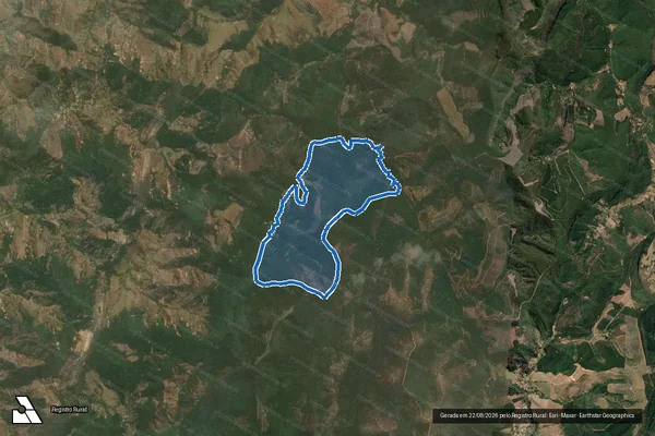 Imagem de satélite de FAZENDA INDAIÁ - Parte 1 em Antônio Dias - MG