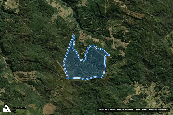Imagem de satélite de FAZ. BELLUNO IV em Bom Retiro - SC