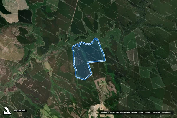 Imagem de satélite de Fazenda Entre Rios - Fazenda Entre Rios em Angatuba - SP