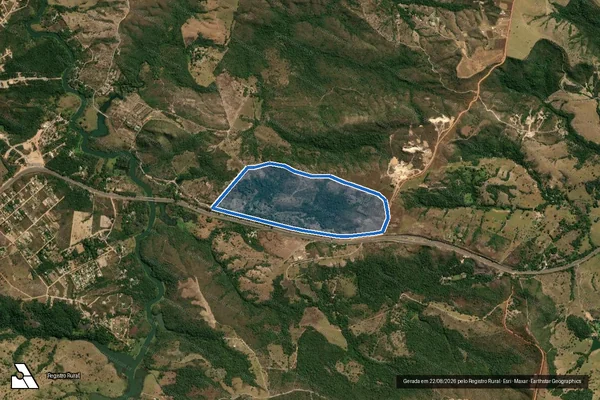 Imagem de satélite de FAZENDA CAFUNDO - Gleba 01 em Luziânia - GO