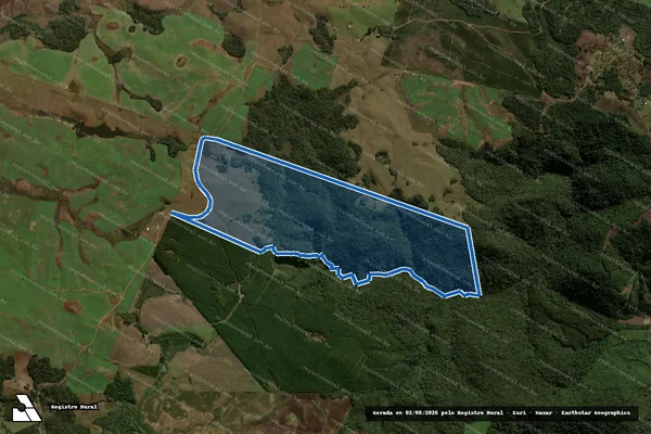 Imagem de satélite de Fazenda São Nicolau do Campo Alto ? Invernada das Flores - Parte 2 em Água Doce - SC