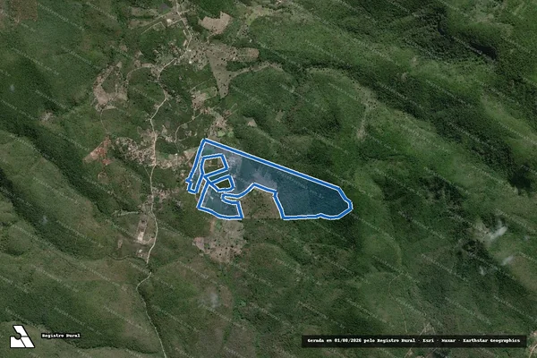 Imagem de satélite de FAZENDA JARDIM DO OURO - GLEBA IX - GLEBA IX em Jequié - BA