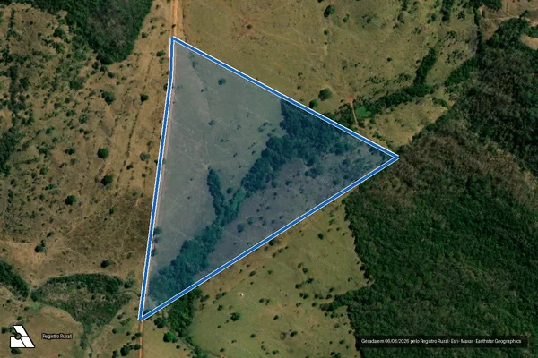 Imagem de satélite de FAZENDA BOA VISTA - 001 em Varjão - GO