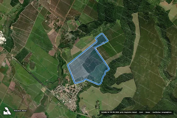 Imagem de satélite de Fazenda Guarani - Fazenda Guarani ? Parcela 1 em Prado - BA