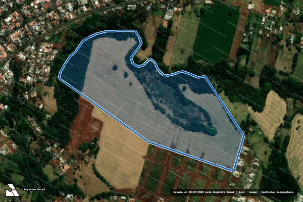 Imagem de satélite de SITIO ESTÂNCIA DAS OLIVEIRAS - LOTE nº 67-B, 68, 69, 70, 70-B-2-B, 70-B-3-A e 70-B-3-B - GLEBA PINDAÚVA, SECÇÃO D - 1ª PARTE - LOTE nº 67-B, 68, 69, 70, 70-B-2-B, 70-B-3-A e 70-B-3-B-1-REM em Ivaiporã - PR