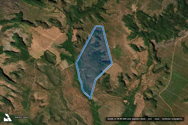 Imagem de satélite de GLEBA SOSSEGO - Parte 1 em Alto Parnaíba - MA