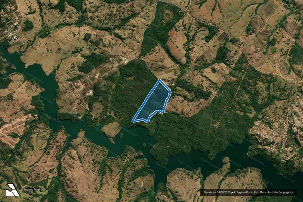 Imagem de satélite de FAZENDA SAO JUDAS ( PARTE 01) - GLEBA 01 em Alexânia - GO