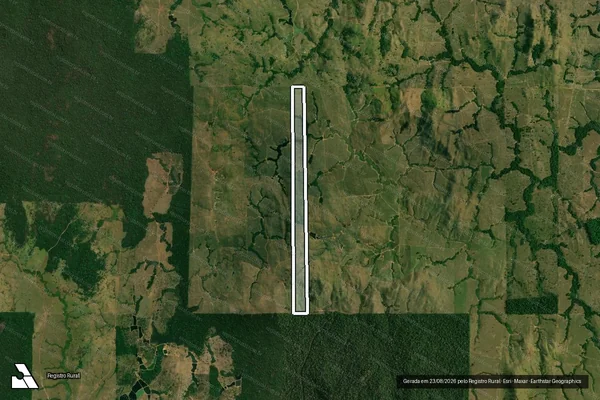 Imagem de satélite de LOTE 305 - GLEBA BURAREIRO - LOTE 305/A - GLEBA BURAREIRO em Ariquemes - RO