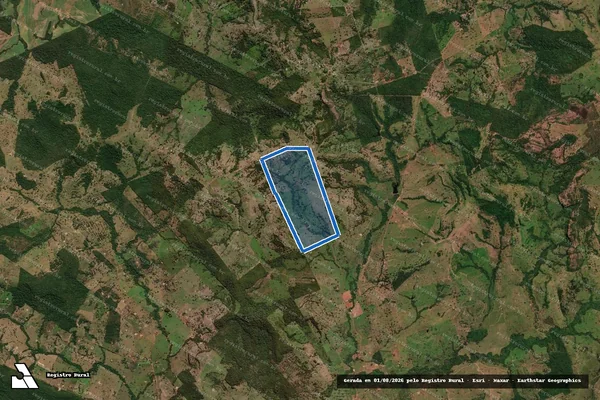 Imagem de satélite de FAZENDA VALE VERDE - Parte 2 em Juscimeira - MT