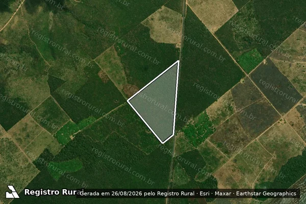 Imagem de satélite de LOTE Nº 30 DA GLEBA Nº 29 DO PIC BC - PARCELA 01 em Barra do Corda - MA