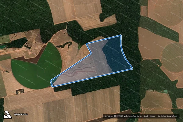 Imagem de satélite de FAZENDA CELESTE em Vera - MT