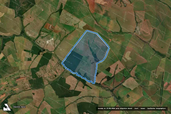 Imagem de satélite de FAZENDA PRAINHA / Parte 1 em Naviraí - MS