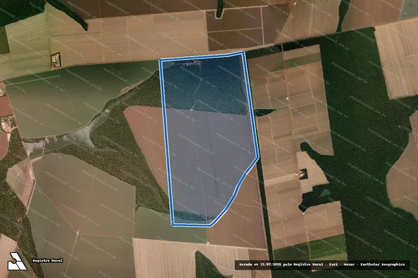 Imagem de satélite de FAZENDA VALE DO VERDE III ? PARCELA A - FAZENDA VALE DO VERDE III ? PARCELA A em Porto dos Gaúchos - MT