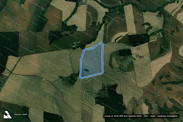 Imagem de satélite de FAZENDA FARTURA - MAT 6424 - GLEBA D em Sertanópolis - PR