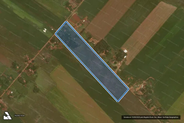 Imagem de satélite de Lote 165 ? Projeto de Assentamento Eldorado I - Lote 165 em Sidrolândia - MS