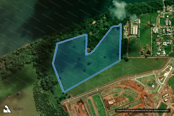 Imagem de satélite de FAZENDA LIDER MATRICULA 45.628 - Parte 2 em Porto Rico - PR