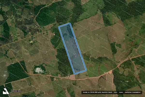 Imagem de satélite de FAZENDA SÃO FRANCISCO LOTE 516 - Parte 1 em Boca do Acre - AM