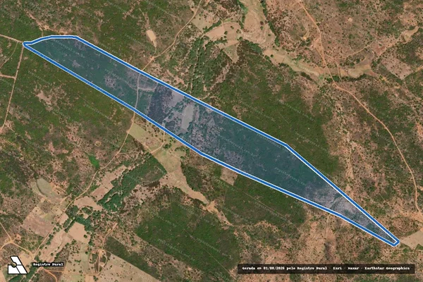 Imagem de satélite de FAZENDA SUSSUARANA, DATA BOA VISTA - Parte 1 em Queimada Nova - PI