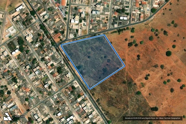 Imagem de satélite de FAZENDA CUSTÓDIO OU PAIVA ? PARTE - Parte 1 em Novo Gama - GO