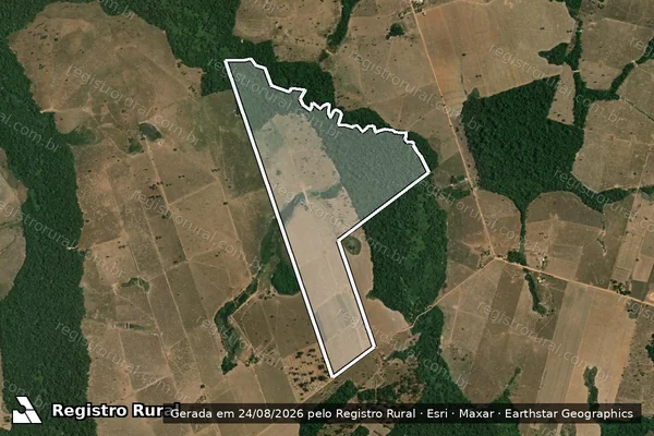 Imagem de satélite de FAZENDA NG ? LOTE RURAL Nº AF 7/1-E - Parcela 1 em Alta Floresta - MT