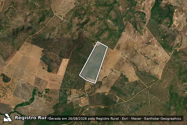 Imagem de satélite de LOTE 42 - LOTEAMENTO TAGUATINGA - 9ª ETAPA - Parte 1 em Taguatinga - TO