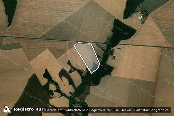 Imagem de satélite de FAZENDA ALVORADA - 001 em Jataí - GO