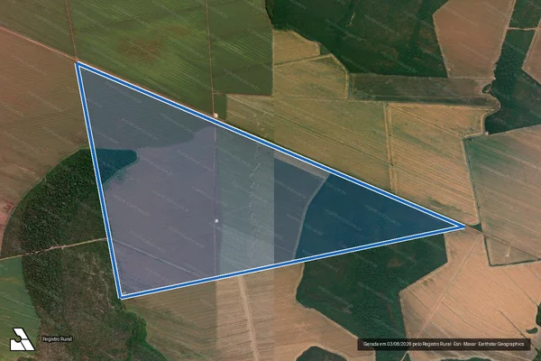 Imagem de satélite de FAZENDA SANTO INÁCIO - PARTE 2 em Tabaporã - MT