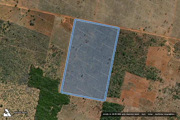 Imagem de satélite de FAZENDA QUEIMADAS - Parte 6 em Itaeté - BA