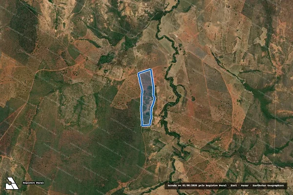 Imagem de satélite de FAZENDA RIBEIRÃO E VEREDA "FORMOSA" - PARTE 2 - Fazenda Ribeirão e Vereda ?Formosa? ? Parte 2 em Joaquim Felício - MG