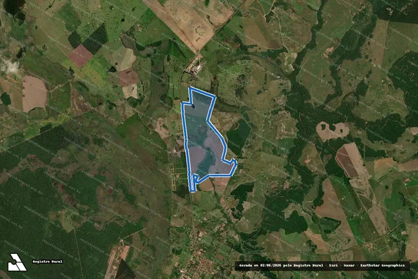 Imagem de satélite de Fazenda Divino Pai Eterno - Parte 2 em Bela Vista - MS