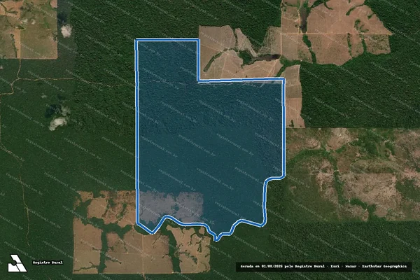 Imagem de satélite de Fazenda São Marcos_Area Total - Parcela 1 em Colniza - MT