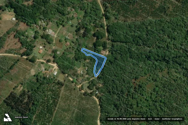 Imagem de satélite de Sitio 3 Cachoeiras ? B - Parte 1 em Cerro Azul - PR