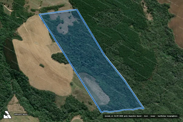 Imagem de satélite de Fazenda Bela Vista II - Parcela 1 em Ventania - PR
