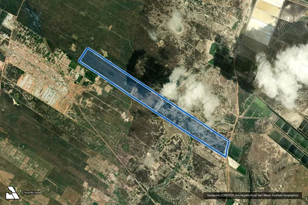 Imagem de satélite de SÍTIO SANTO ANTÔNIO - GLEBA REMANESCENTE em Mossoró - RN