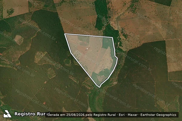 Imagem de satélite de FAZENDA VIDA BOA - Parte 1 em Santa Rita do Pardo - MS