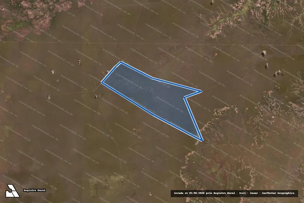 Imagem de satélite de FAZENDA FLORAG ? GLEBA B - Parte 1 em Canto do Buriti - PI