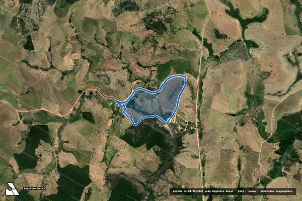 Imagem de satélite de Fazenda Beija Flor - Gleba 02 em Ecoporanga - ES