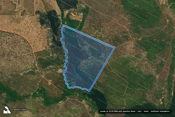 Imagem de satélite de Lote 15-A, do Loteamento Todos os Santos - Parte 1 em Miracema do Tocantins - TO