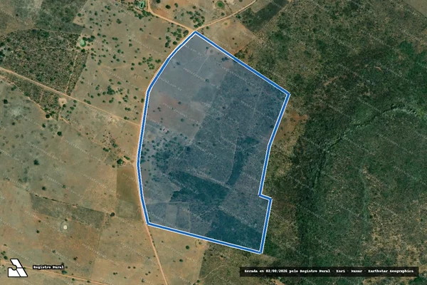 Imagem de satélite de FAZENDA BOA VISTA - GLEBA B em Santa Brígida - BA