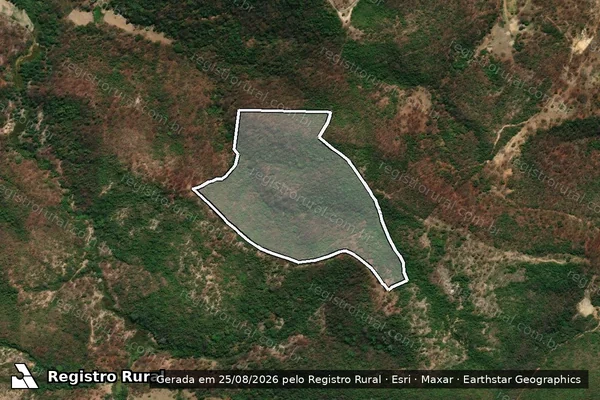 Imagem de satélite de Fazenda Vargem das Lages - PARCELA-42 em Inhaúma - MG