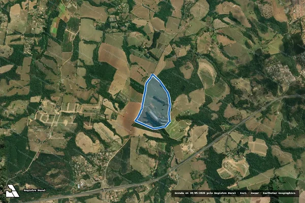 Imagem de satélite de Sítio Gonçalves - Sítio Gonçalves em Araçoiaba da Serra - SP