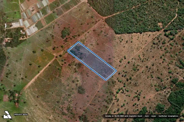 Imagem de satélite de LOTE 12-C (DESMEMBRADO do Lote n° 12 do Loteamento Santa Helena - 1ª Etapa) - Parte 4 em Cariri do Tocantins - TO