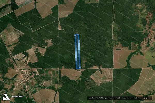 Imagem de satélite de LOTE 11 – Gleba Lote 45 ST 07 GL Corumbiara