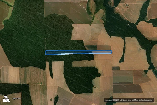 Imagem de satélite de Lote Rondon - Parte 01 em Tapurah - MT