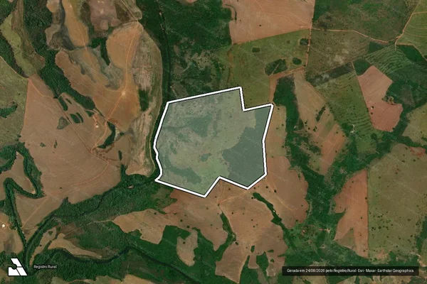 Imagem de satélite de Fazenda Campos Eliseos, Torres e Barreiros, Lugar Denominado Matão - Fazenda Campos Eliseos, Torres e Barreiros, Lugar Denominado Matão em Jataí - GO